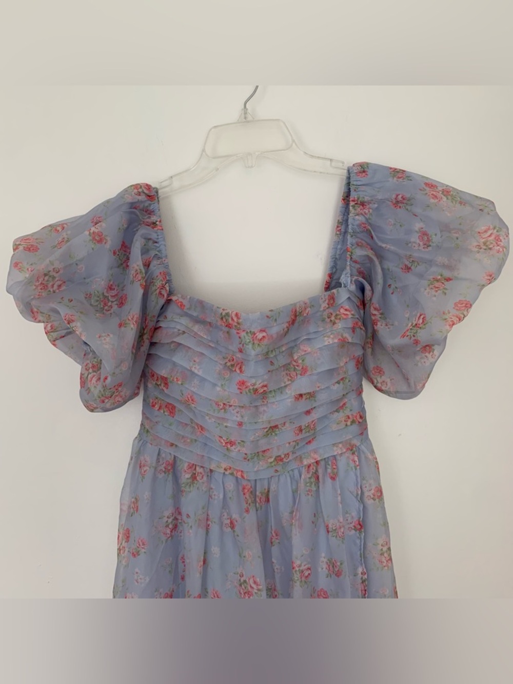 Abercrombie and Fitch Emerson Off-The-Shoulder Floral Drama Maxi Dress - Picture 5 of 11